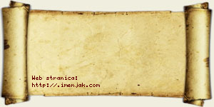 Jovanka Trnjaković vizit kartica